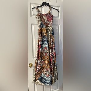 Est 1946 India print southwest print dress is a size XS.